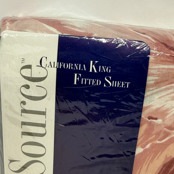 Vintage Mervyns Style Source Cal King Floral Fitted Sheets Bedroom Decor New - Picture 9 of 13